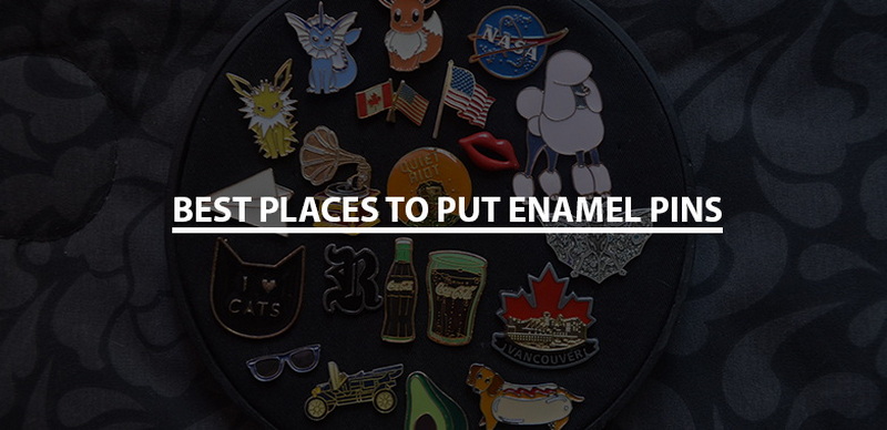 what to put enamel pins on