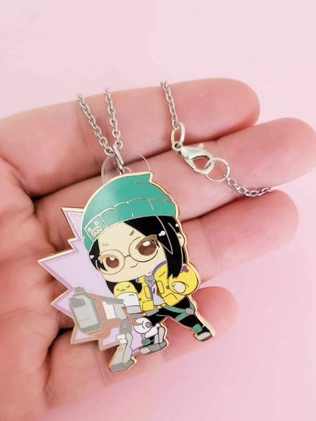 Lapel Pin Necklace
