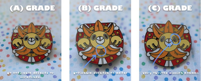 How To Grade Enamel Pins