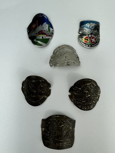 Brass Walking Stick Badges