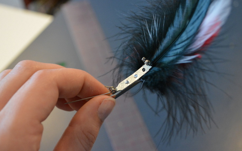 Feather Boutonniere DIY
