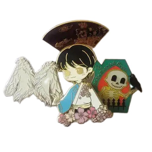 Hard Enamel Unique Design Boy Glitter Pins