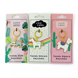 Key Ring Arts And Crafts Souvenir Set Anime Enamel Metal Keychain For Kids