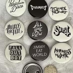 Where To Find Old Emo Band Enamel Pins