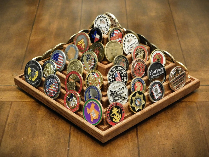 Shadow Box For Challenge Coins