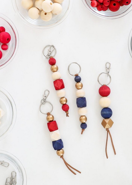 Popular Beaded Keyring Patterns