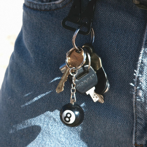 8 Ball Keyrings
