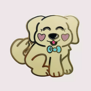 Dog Animal Metal Hard Enamel Pins Cute