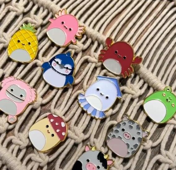 What Is An Enamel Pin on A Squishmallow?