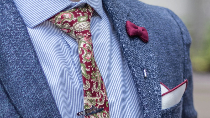 Wear A Lapel Pin And Pocket Square