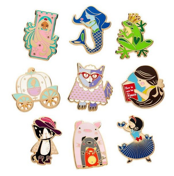 A Peet Enamel Pin Set 1