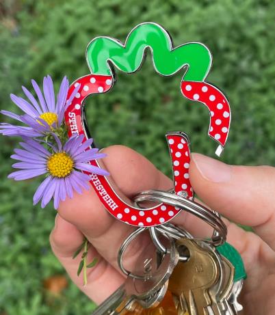 Enamel Durable Carabiner Keyring 2