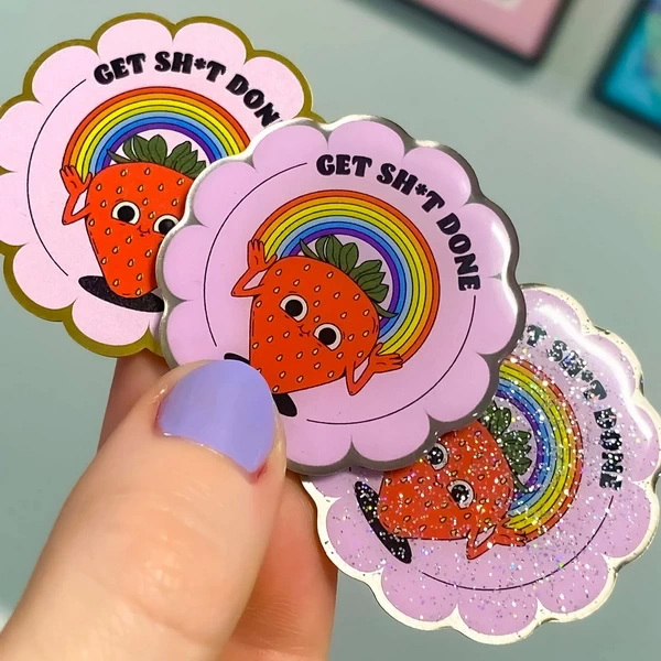 Small Enamel Badges