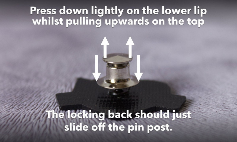 How To Take Off A Lapel Pin