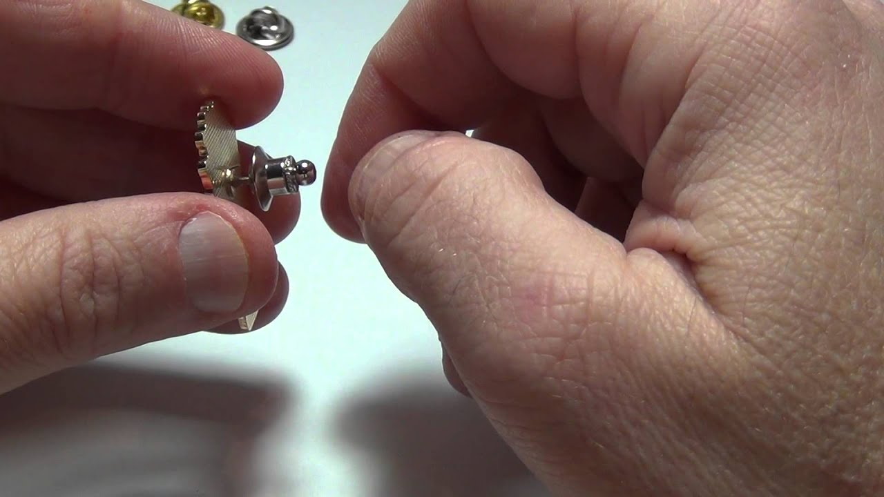 How To Open A Lapel Pin?