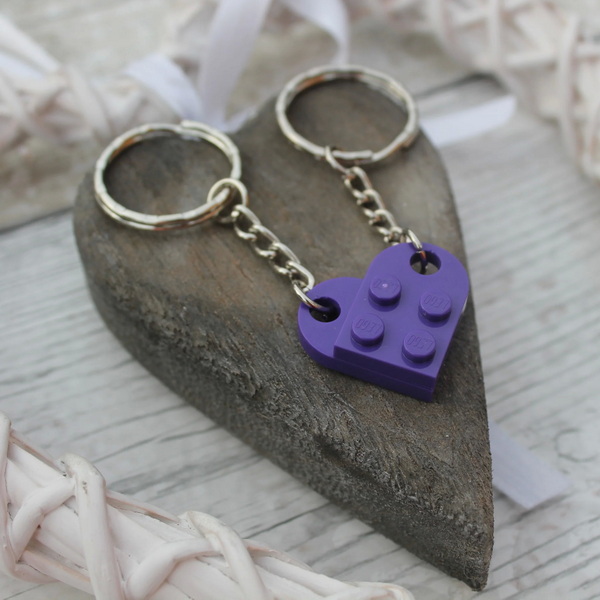 LEGO Couple Keychain