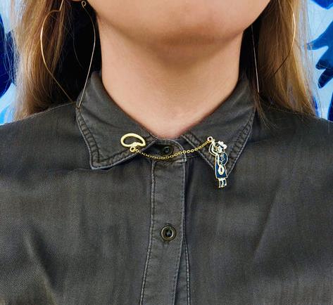 Where To Wear Enamel Pins T Shirt?