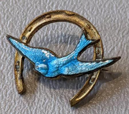 Guilloche Enamel Pin