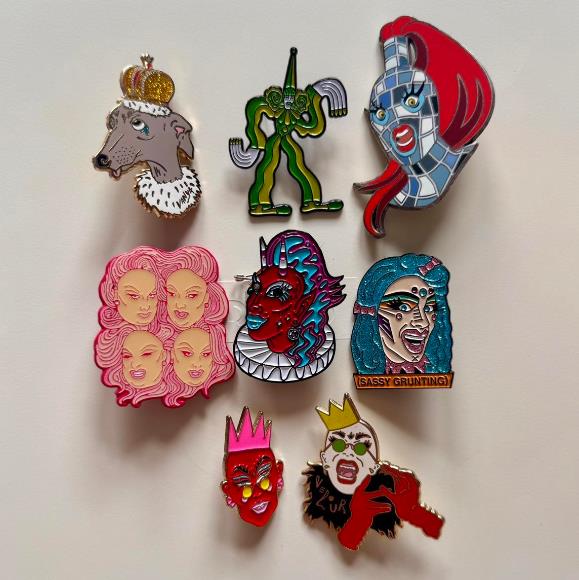 A Drag Enamel Pin 1