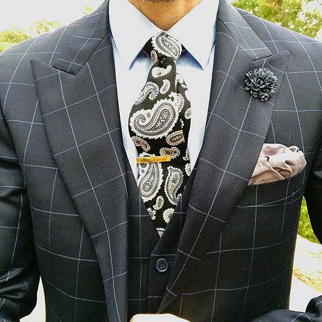 Lapel Pin on A Vest