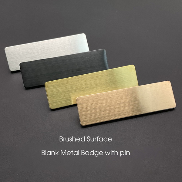 What Materials Are Used for Engraved Metal Badges