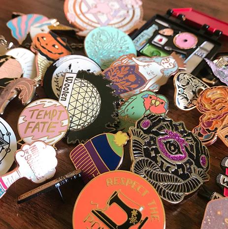 The Paint Made of in Enamel Pins 1
