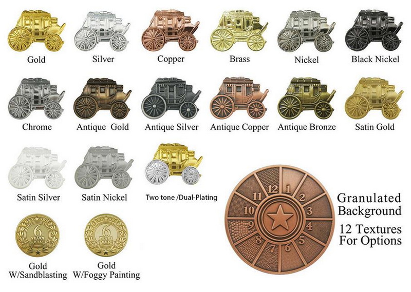 Kinds of Plating Used in Enamel Pins 1