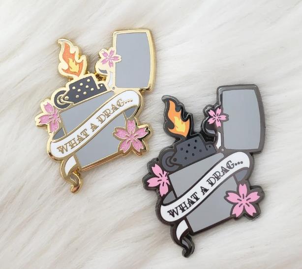 What A Drag Enamel Pin?