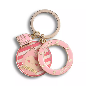 High Quality Hard Enamel Metal Keychain Fashion Cartoon Key Chain