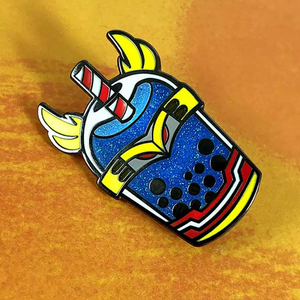 Glitter Enamel Pins Designer Hard Enamel Pin