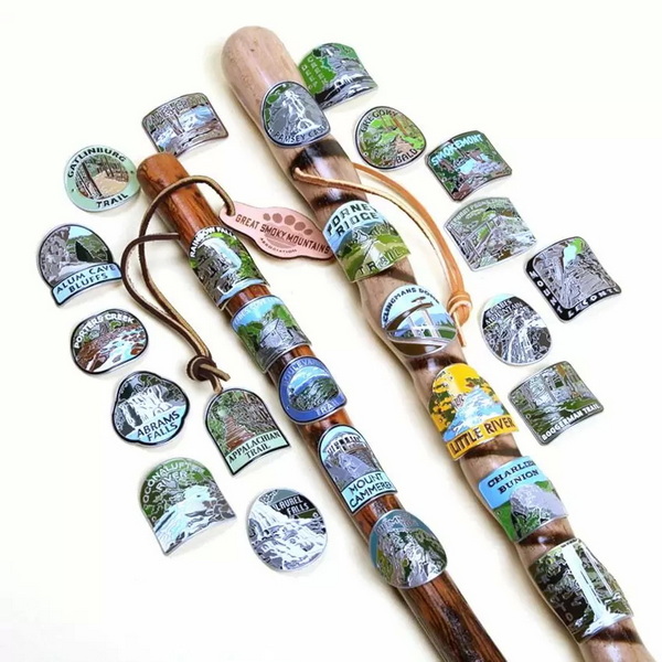 Unique Metal Badges for Walking Sticks