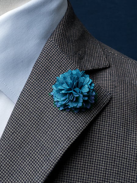 Homemade Flower Lapel Pin