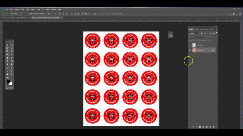Design Button Pins in Photoshop