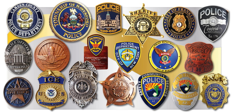 High Quality Cast Badges