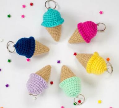 Mini Crochet Keyring_2
