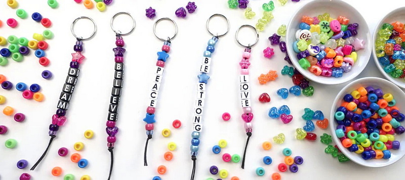 How To Make A Keyring with Beads?