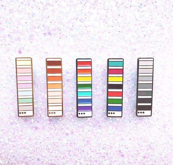 Pantone Swatches Used for Enamel Pins 1