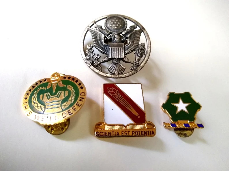 Army Metal Badges (2)