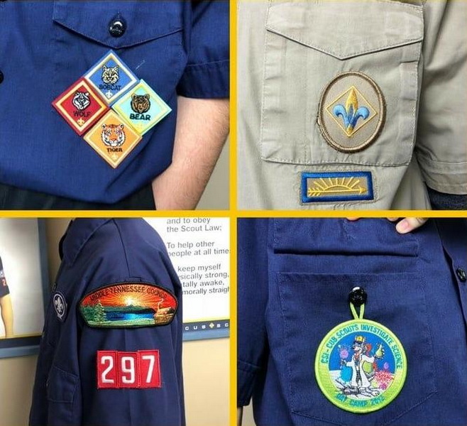 Properly Attach Cub Scout Metal Badges to a Uniform